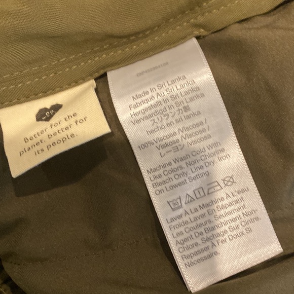 Madewell Dolphin Hem Track Trousers, Olive - Picture 6 of 6